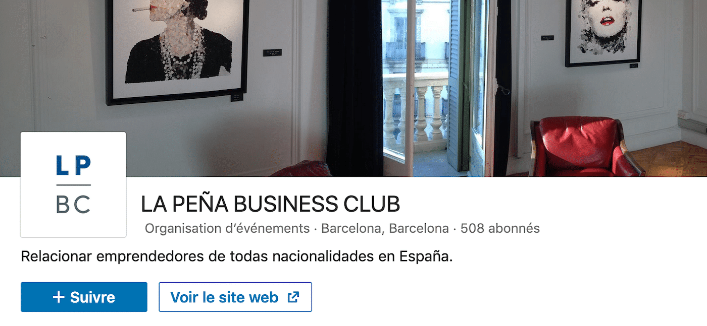LinkedIn La Pena Business Club - Temoignage CM Community Management - Mouse Coach webagency