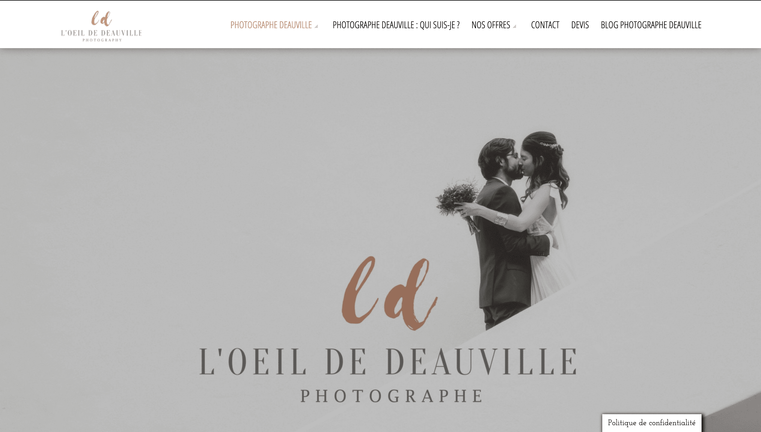 Photographe Deauville - Creation refonte site internet - Portfolio Mouse Coach web agency