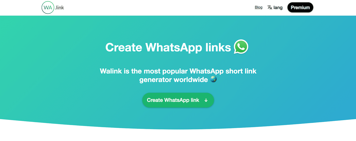 creer un lien whatsapp