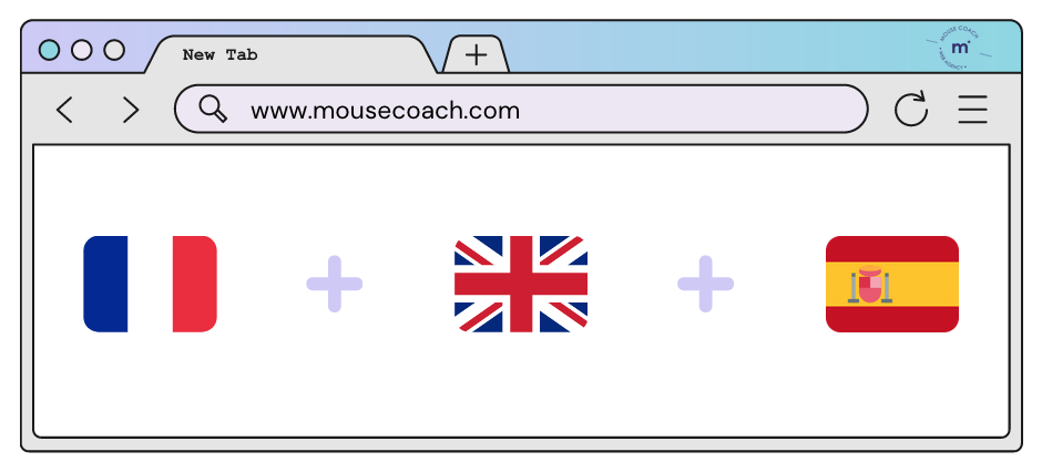 exemple site multilingue mouse coach