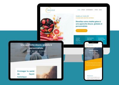 création site internet - Nutrition et bien etre Paris