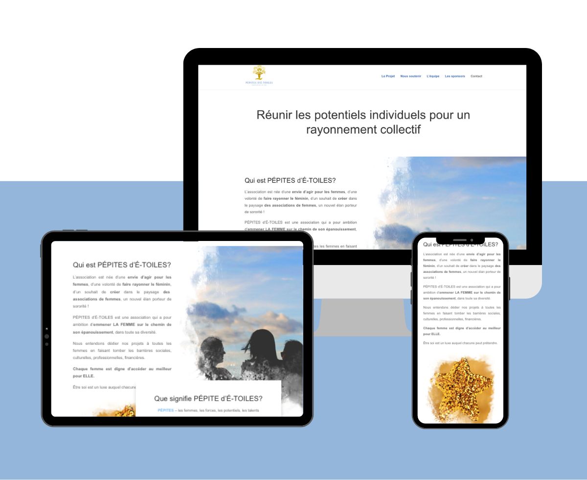 creation site internet - association femme entrepreneure Paris
