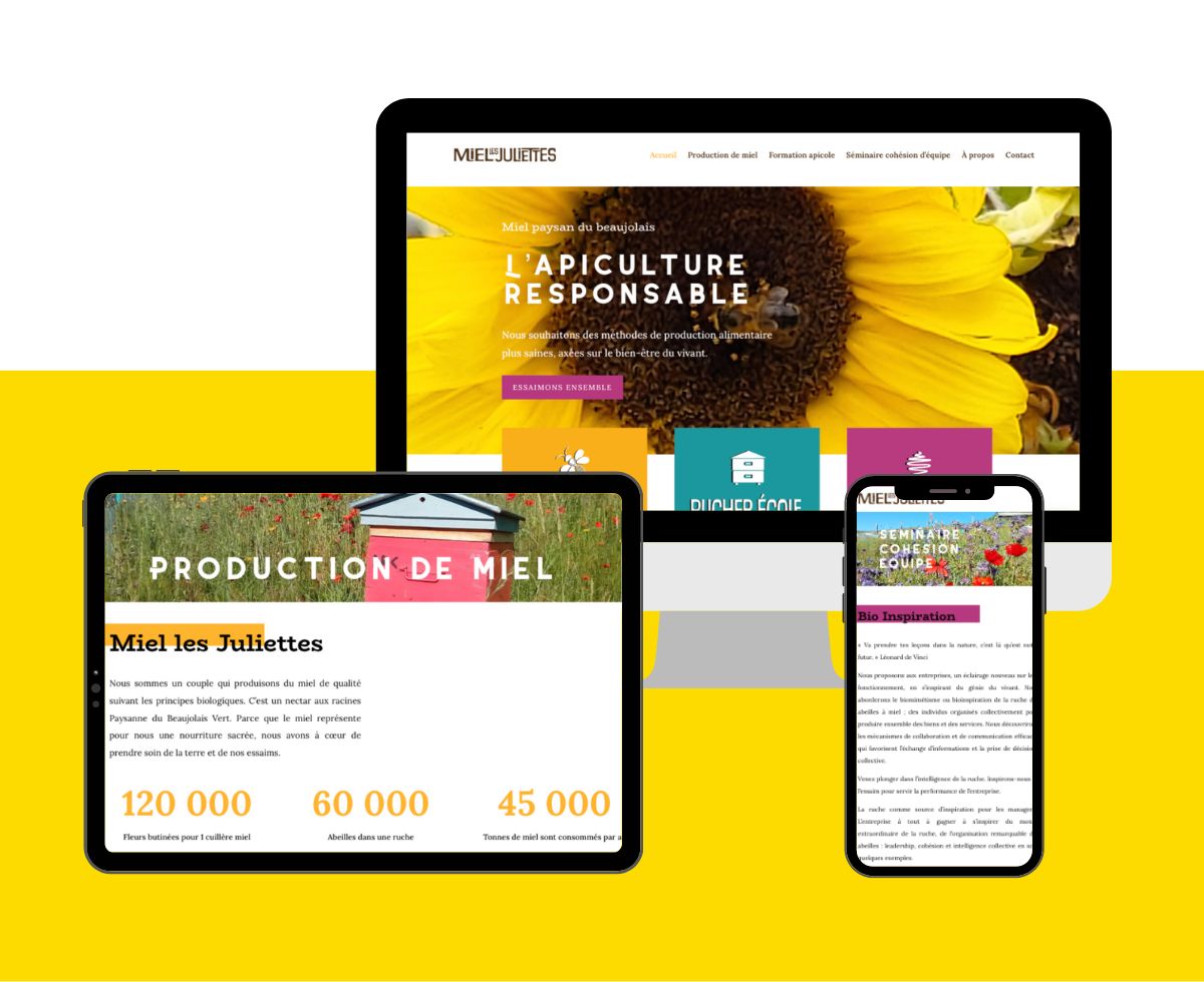 Création site web apiculteur Lyon