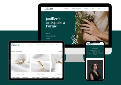 Site ecommerce joaillerie Pornic