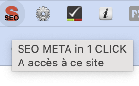 Extension Chrome SEO META in 1 click