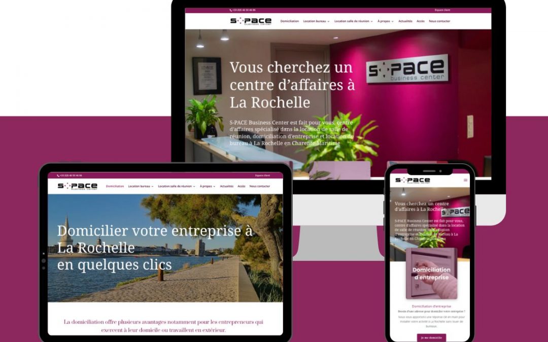 Refonte site internet Business Center La Rochelle