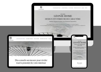 Création site web - décoratrice intérieure