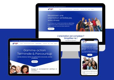 refonte de site web - orientation scolaire Espagne