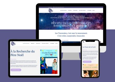refonte site internet - compagnie de théâtre